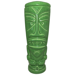 Front of Mondo Tiki Mug - SHAG - Green Edition