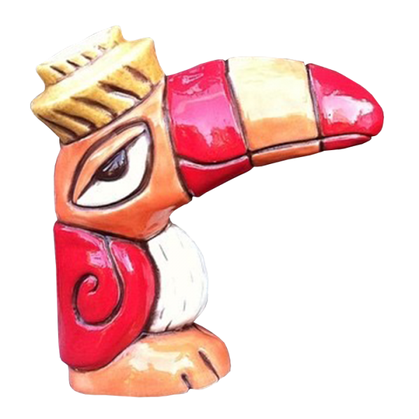 Side - Toucan - Tiki tOny - Orange and Red Edition
