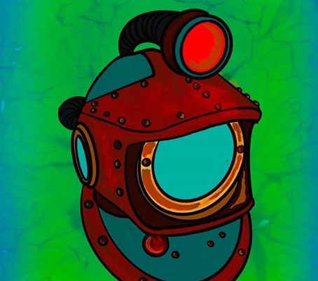 Jetsam Pilot Tiki Mug Concept Art by Tiki Diablo