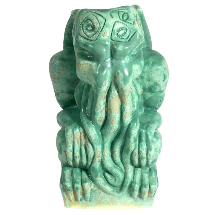 Front - Cthulhu Idol - Shima Ceramics - Patina Green Edition