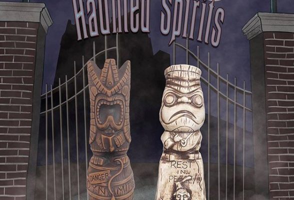 Haunted Spirits tiki mugs in Wood and Stone Glazes