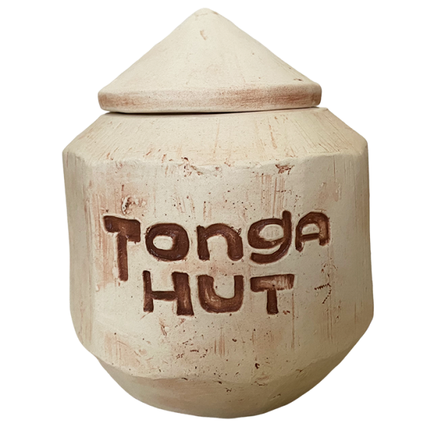 Front - Coconut Mug with Lid - Tonga Hut - Limited Edition