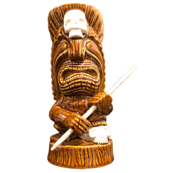 Front - Tribal Warrior With Skull - Munktiki - Limited Edition