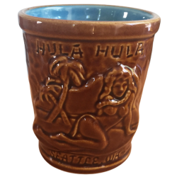 Front - Bucket Mug – Hula Hula – Brown Edition