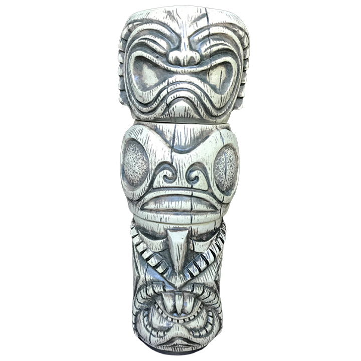 Front - Ohana Hui Tiki Stackers - TikiPop, TikiRob, Ceramics by Carol - Limited Edition