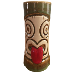 Front - Tiki Totem - Trader Mort's - Second Green Edition