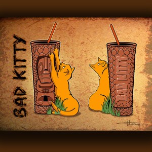 Bad Kitty Tiki Mug