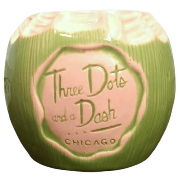 Front - Coconut Mug - Three Dots and a Dash - 1st Edition