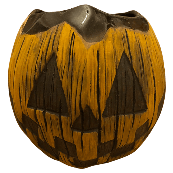 Front - Jack-O-Lantern Coconut Mug - Jungle Modern Ceramics - Black Lip Edition