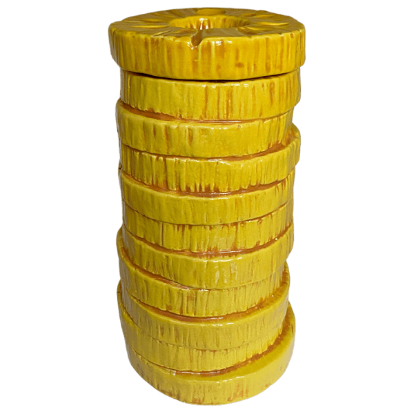 Side - Stack-O-Gold Pineapple Mug - Home Aloha - 1st Edition