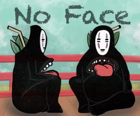 No Face Tiki Mug Design