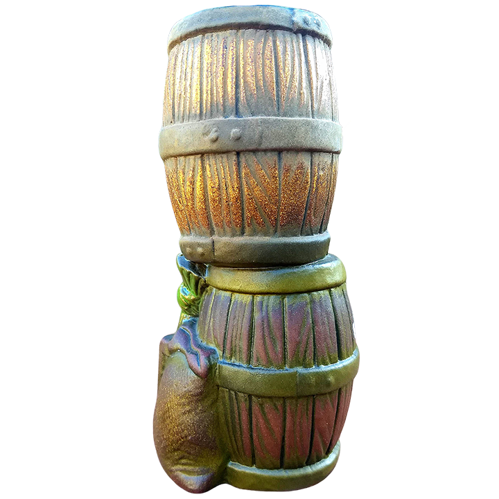 Back - Mount Gay Stacked Rum Barrel - Tiki Diablo - 1st Edition