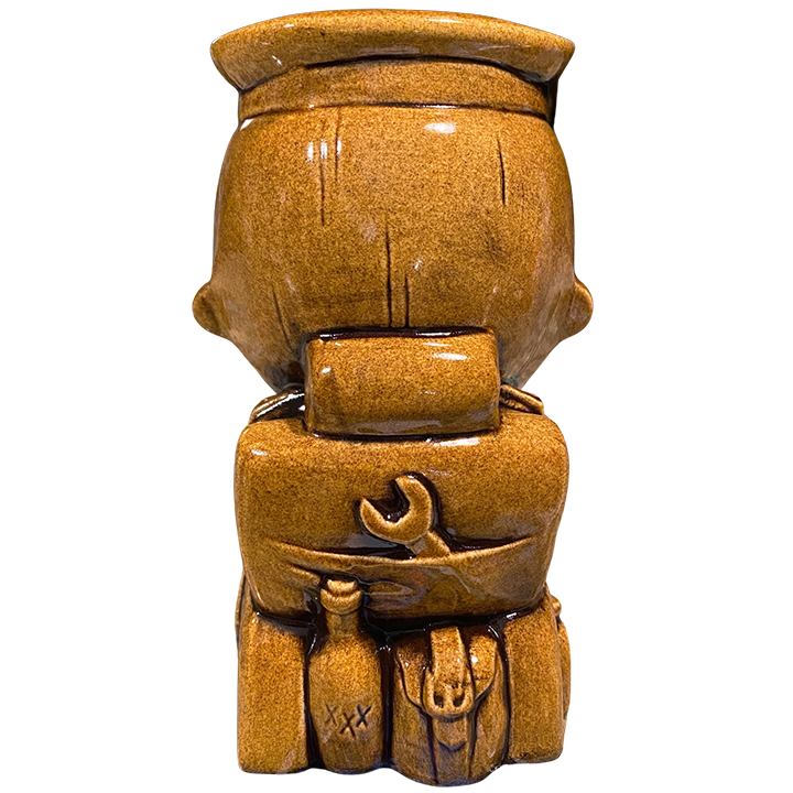 Back - Squid's Tiki Travelers The Captain - Tiki Bauer - Limited Edition