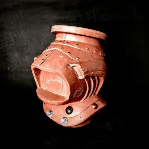Vulcanaut Diving Helmet Mug By Tiki Diablo