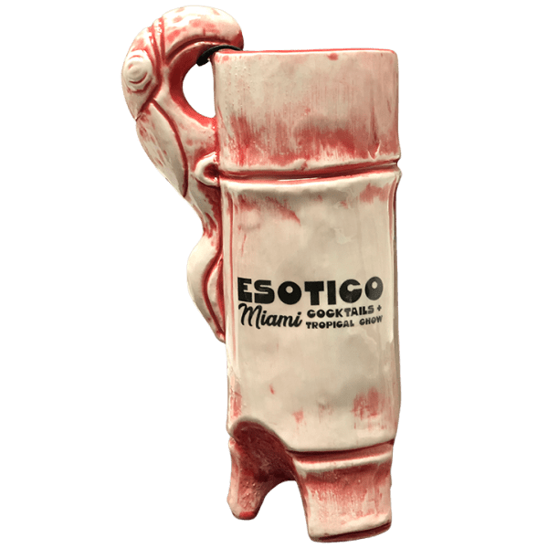 Back - Bamboo Highball With Toucan - UnderTow x Esotico Miami Duels Event - Red Edition