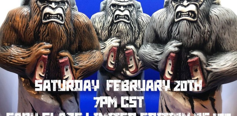 Yeti Bob in Three Mug Glazes