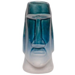 Front - Easter Island Tiki - Tiki Bauer - Teal and Granite Edition