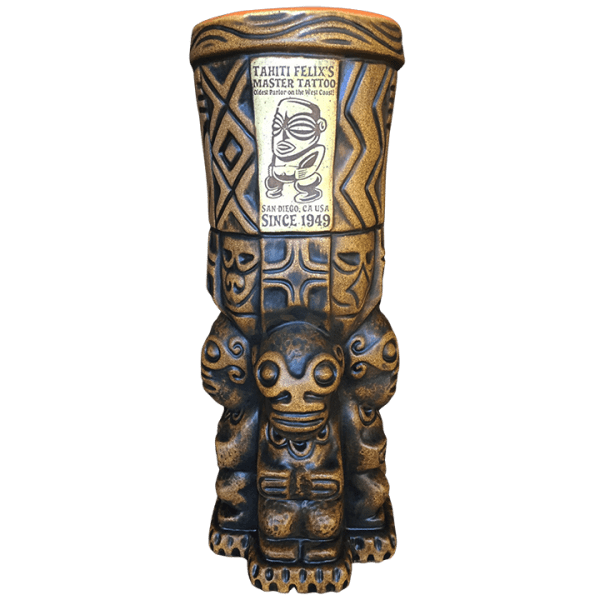 Front - Tahiti Felix Drum Mug - Tahiti Felix's Master Tattoo - Limited Edition