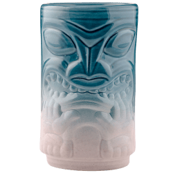 Front - Two Face Tiki - Tiki Bauer - Teal and Granite Edition