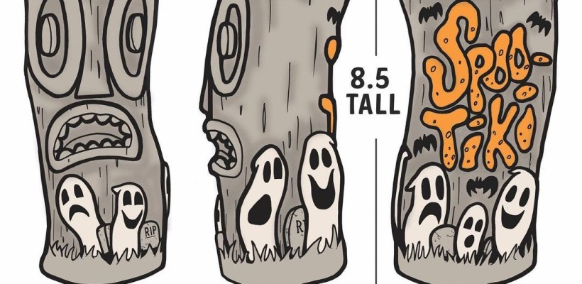 Spoo-Tiki in Grey Glaze