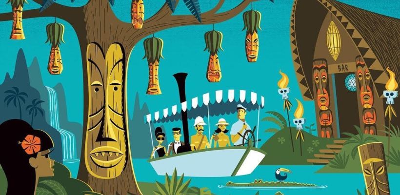 Mysterious River Art Print by SHAG