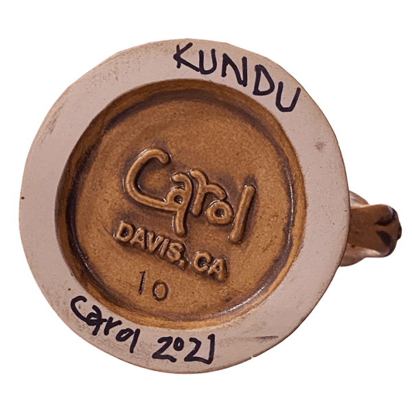 Bottom - Kundu (PNG Drum) - Ceramics by Carol - Bird Edition