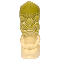 Front - Island Chief Tiki - Tiki Bauer - Chartreuse and Buttercream Edition