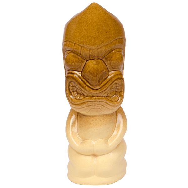 Front - Island Chief Tiki - Tiki Bauer - Warehouse Brown and Buttercream Edition