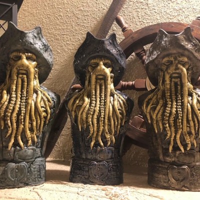 Multicolored Dead Man Mug By Haven Cove Customs