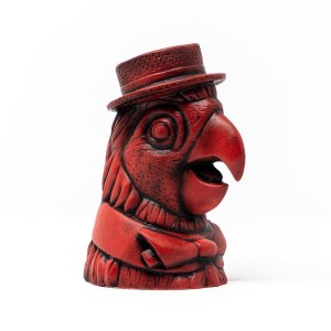 Barker Bird in Lava Glaze