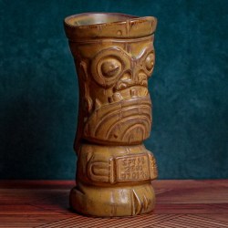 Angle of Mug Shot - The Search for Tiki - Traditional Brown Edition