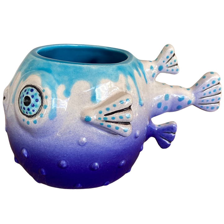 Back - Little Puff - TikiRob - Blue Drip Edition