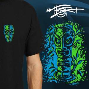 Eye of the Idol Unisex Tee By THOR and Tikiland Trading Co