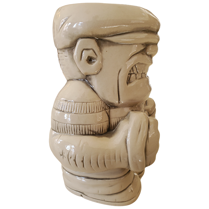 Side - Goon Tiki Mug - Albatross Funny Books - Gun Metal Grey Edition