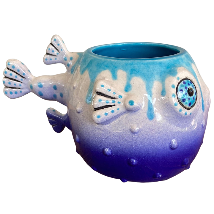 Side - Little Puff - TikiRob - Blue Drip Edition