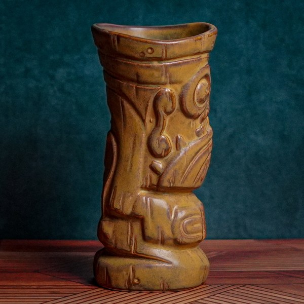 Side of Mug Shot - The Search for Tiki - Traditional Brown Edition