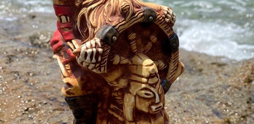 Pirate at the Helm Mug By THOR and Tikiland Trading Co.