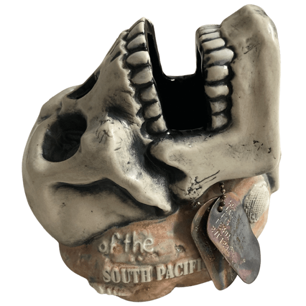 Side - Lost Leatherneck Skull Mug - Eekum Bookum - 1st Edition