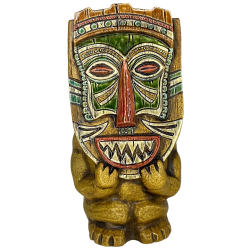 Front - PNG Mask Mug - TikiRob - Tiki Juice BarDole Whip Hut Edition
