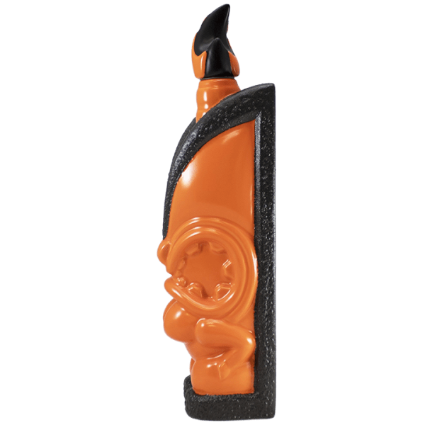 Side - Power of Pele Decanter - Tiki Farm - Black and Orange Edition