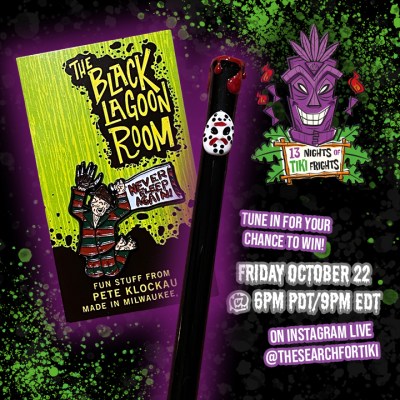 13 Nights of Tiki Frights Straw and Pin Giveaway Day 4