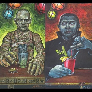 Doug Horne Combines Tiki And Monsters In His Art