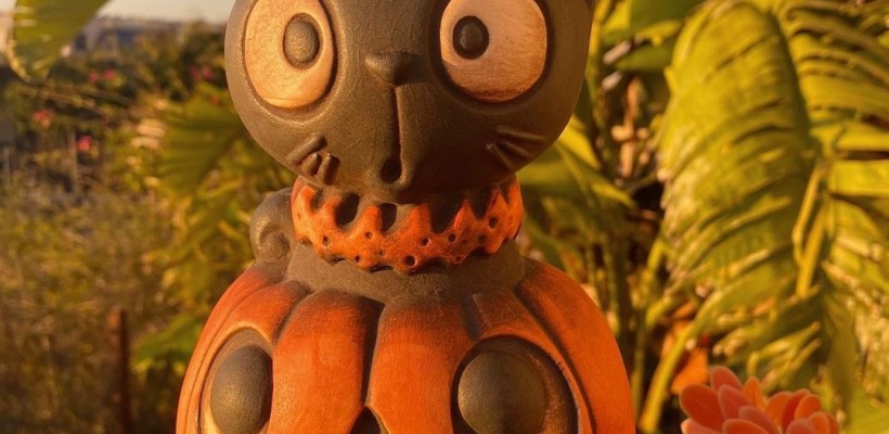 Pumpkin Cat Tiki Mug By Tiki tOny and Tikiland Trading Co.