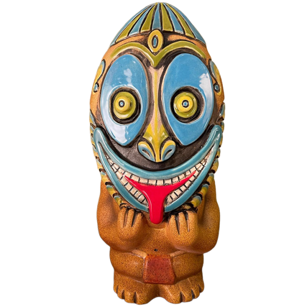 Oceanic Arts PNG Mask Mug - TikiRob - Limited Edition (Blue Eyes)