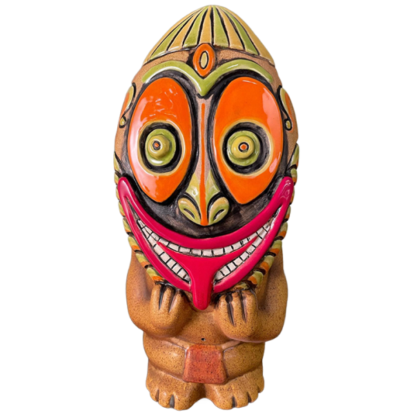 Oceanic Arts PNG Mask Mug - TikiRob - Limited Edition (Orange Eyes)