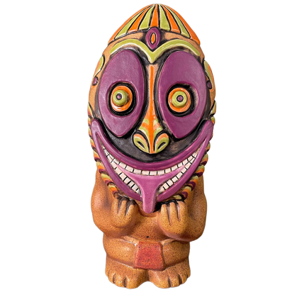 Oceanic Arts PNG Mask Mug - TikiRob - Limited Edition (Purple Eyes)