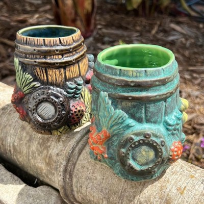 Special Edition Barrel Mugs By Woody Miller