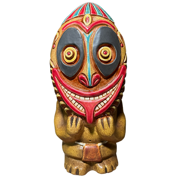Front - Oceanic Arts PNG Mask Mug - TikiRob - Trader Sam's ETB Edition