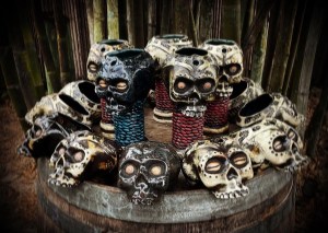 Skull Mugs By Pie Eyed Tikis