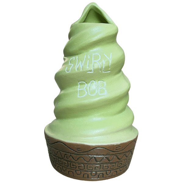 Back - Swirly Bob - Lost Temple Traders - Lime Edition